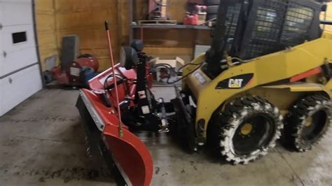 Start to Finish Skid steer w/Boss V Plow 